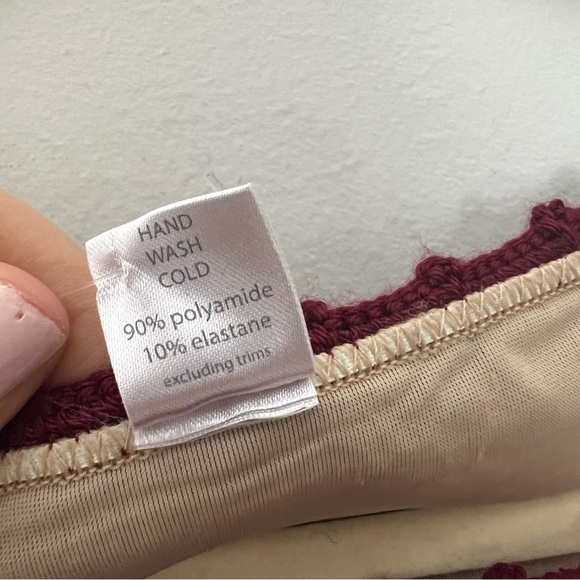 NEW Lovers and Friends Crochet String Bikini Bottom Bathing Suit Swim Medium 449 - Picture 5 of 8